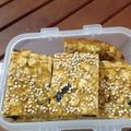 El cooksnap de Juli Pe Ca cuando hizo Barritas de plátano y avena.