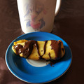 El cooksnap de David Gonza cuando hizo Eclairs con crema pastelera y chocolate.