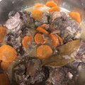 El cooksnap de Mariela S. Albornoz cuando hizo Rabo de toro estofado.