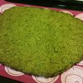El cooksnap de Paula Hinke Nutrición cuando hizo Base de pizza con brócoli, emmental y harina de garbanzo.