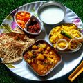 Vyas Ekta 's cooksnap of when they made રિંગણ બટાકા નું શાક.