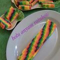 Cooksnap dari Mama Diarcy untuk resep Anyam rainbow rollcake