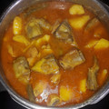 El cooksnap de Toñi Marin cuando hizo Guiso de costillejas y conejo.