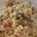 El cooksnap de Dersa cuando hizo Risotto al limón 🍋 con champiñones y bacon 🍴.