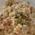 El cooksnap de Dersa cuando hizo Risotto al limón 🍋 con champiñones y bacon 🍴.
