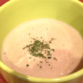 El cooksnap de Yusuke Mito cuando hizo Crema de puerros y champiñones.