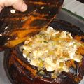 El cooksnap de Dan Barreto @elhornodeeloy cuando hizo Zapallo relleno vegetariano a la parrilla.