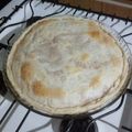 El cooksnap de Gustavo Daniel Parma cuando hizo Tarta de jamón y queso con tomate.