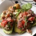 El cooksnap de Rebeca Franco cuando hizo Aguacates rellenos con atún.