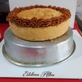 El cooksnap de Esteban Alba cuando hizo Tarta de dulce de leche y coco.