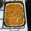 El cooksnap de Loreley Ferrin cuando hizo Tarta de puerro con masa casera.
