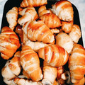 El cooksnap de Daniela Rivas cuando hizo Medialunas dulces.