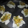 El cooksnap de gabriela mora cuando hizo Canastitas de calabaza y choclo.