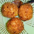 Mum Aaareef's cooksnap of when they made Crunchy yam balls.