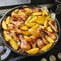 Cooksnap-ul lui Tnk atunci când a preparat Ciocănele de pui cu cartofi la cuptor.