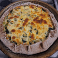 El cooksnap de Lourdes Diaz cuando hizo Tarta de puerros, cebolla y dos quesos 🧀🧀.