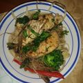 Suzie_Q's cooksnap of when they made Grilled Cilantro Chicken with Spicy Thai noodles.