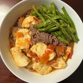 Cooksnap của sophiecancook khi họ làm theo món Món chay dễ làm : Bún gạo lứt sốt cà chua đậu hủ