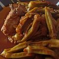 Cooksnap από Reggina Christidou στη συνταγή Μπάμιες με κοτόπουλο στο φούρνο (Αργυρώ Μπαρμπαρίγου)