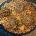 El cooksnap de Cecilia Herrera cuando hizo Albóndigas con arroz.