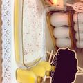 صورة من Huda Abdullah، شاركها بعد تجربة وصفة طريقه عمل كيكه الزعفران مع صوص خاص بها وطعم لذيذ جدا 😋😋😋😋