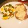 El cooksnap de Marian cuando hizo Milanesas (SIN pan rallado) a la napolitana con ensalada tibia de calabazas.