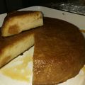 El cooksnap de María Rosa Luna cuando hizo Budín de pan relleno de dulce de leche.