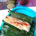 Cooksnap dari Mommy Ardibprinken untuk resep Nasi bakar ayam suwir kemangi