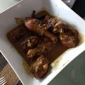 El cooksnap de Santiago Garces cuando hizo Pollo guisado al estilo dominicano.