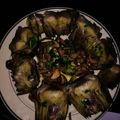 El cooksnap de Gisela Giralt cuando hizo Alcachofas cocidas con canela y champiñones al ajillo.