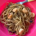 Cooksnap dari Safitri Alfiyanti untuk resep Garlic Prawn Spaghetti (resep nagita slavina)