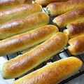 El cooksnap de Majo Moreira cuando hizo Pan de panchos (pan de viena).