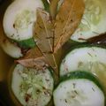 Threeleggeddogg's cooksnap of when they made macerated cucumbers.