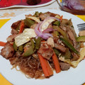 El cooksnap de Karina Velazquez Hernandez cuando hizo Fideos Chinos transparentes con pollo.