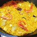 El cooksnap de Irene-Guirao cuando hizo Fideuá.