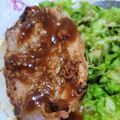 El cooksnap de Miriam Crespo cuando hizo Carré de cerdo agridulce.