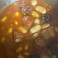 El cooksnap de Julio cuando hizo Judiones blancos estofados. (Thermomix).