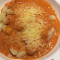 El cooksnap de Verónica Vargas cuando hizo Ñoquis caseros con salsa de tomate a la crema.