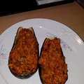 El cooksnap de Gabriela Arenas López cuando hizo Berenjena rellena al microondas y sartén.