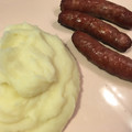 El cooksnap de Irene-Guirao cuando hizo Salchichas con puré de patatas.