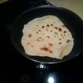 El cooksnap de María Serrano cuando hizo Pan indio (sin levadura y a la sartén 🤤).