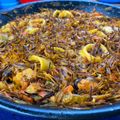 El cooksnap de Carolina Huertos Chávez cuando hizo Fideuá de calamares y gambas.