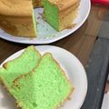 Cooksnap dari Wulandari untuk resep Pandan Chiffon Cake Loyang Tulban