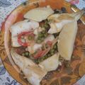 El cooksnap de Yaiza Rodríguez cuando hizo Filetes de merluza con pimientos de piquillo y ajos confitados.