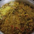 El cooksnap de jacquelin avila cuando hizo Arroz con pollo especiado.