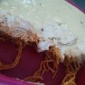 Cooksnap dari Lildongsaeng's Kitchen untuk resep Spaghetti Brulee bolognese kukus