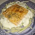 El cooksnap de marysotelo32 cuando hizo Salmón a la Valentina y Espagueti💖.