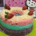 Cooksnap dari Diah Puspita untuk resep Bolu kukus rainbow
