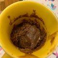 El cooksnap de Vicky Blanco cuando hizo Bizcochuelo en taza tipo brownie (mug cake).