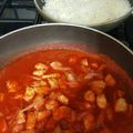 El cooksnap de Gabriela Salas cuando hizo Camarones a la diabla.